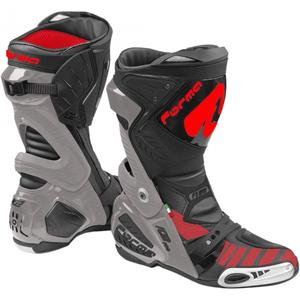 Stivali da moto Forma Ice Pro Flow grigio-nero-rosso