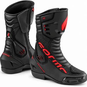 Stivali da moto Forma Freccia EVO V.2 neri e rossi