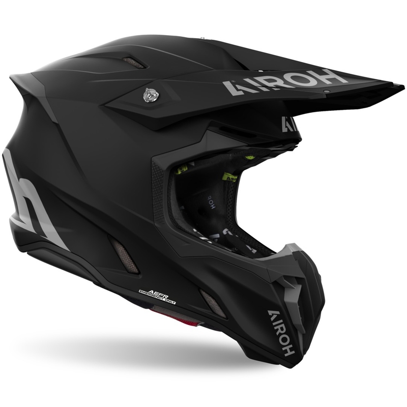 Casco da motocross Airoh Twist 3 Color nero opaco