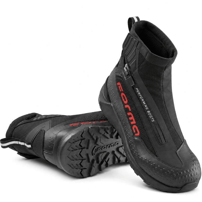 Stivali da moto Forma Speed X Dry Nero-Rosso-Nero