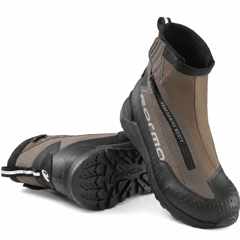 Stivali da moto Forma Speed X-Dry marrone-grigio-nero