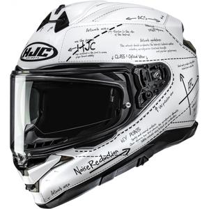 Casco integrale da moto HJC F72 Odyssea MC10 bianco-nero