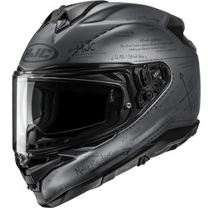 Casco integrale da moto HJC F72 Odyssea MC5SF grigio-nero