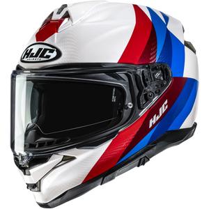 Casco integrale da moto HJC F72 Racero MC21 bianco-rosso-blu