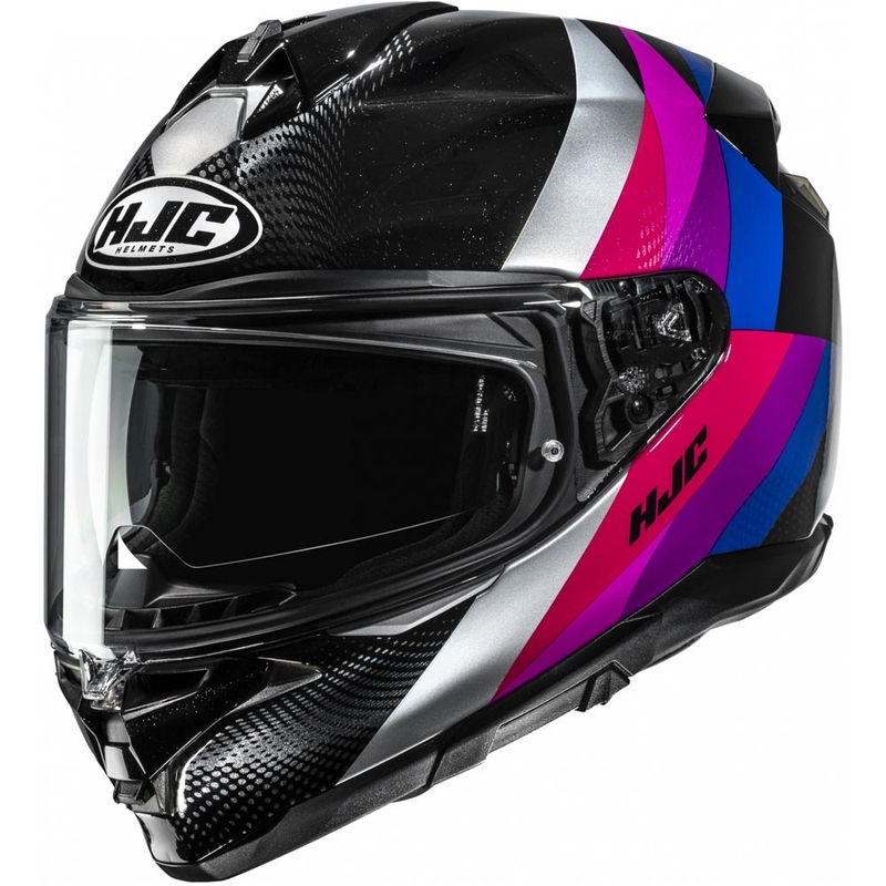 Casco integrale da moto HJC F72 Racero MC8 di colore nero