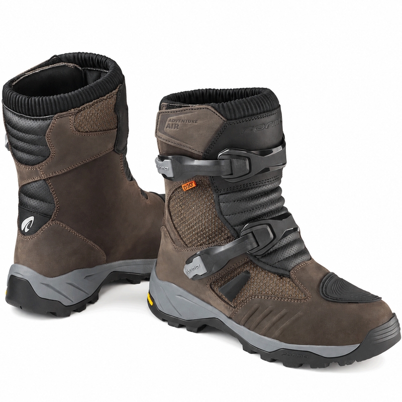 Stivali da moto Forma Adventure Air Low Dry marroni