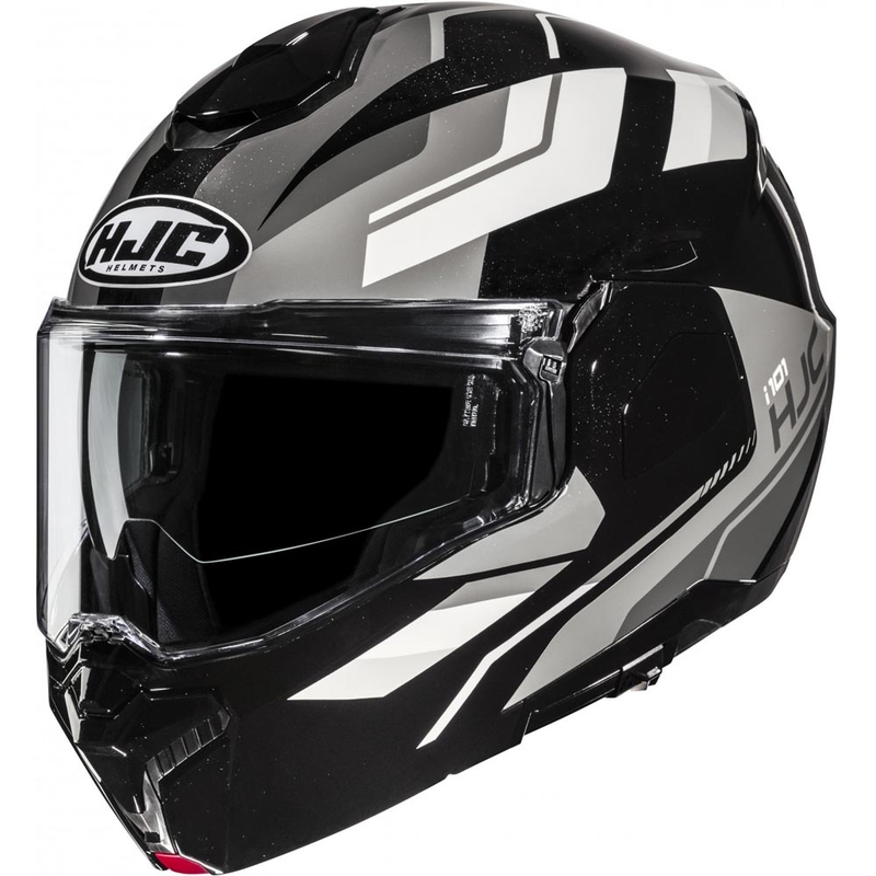 Casco da moto apribile HJC i101 Krone MC5 nero-grigio-bianco