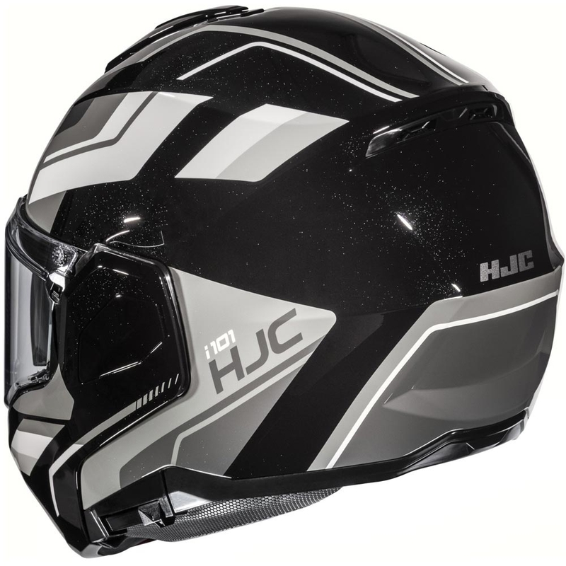 Casco da moto apribile HJC i101 Krone MC5 nero-grigio-bianco