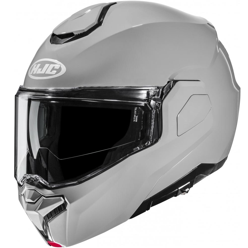 Casco da moto apribile HJC i101 Grigio tinta unita