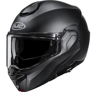 Casco da moto apribile HJC i101 Solido nero semi-opaco