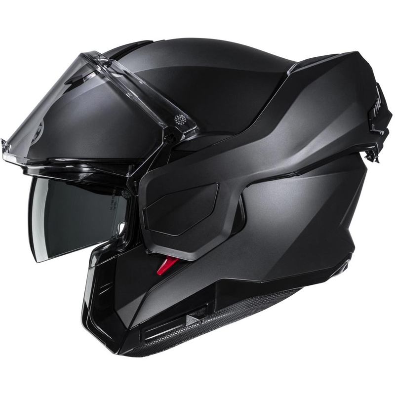 Casco da moto apribile HJC i101 Solido nero semi-opaco