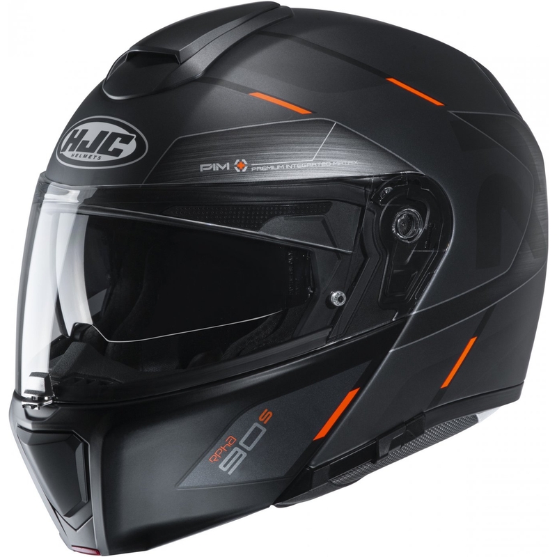 Casco moto pieghevole HJC RPHA 90S Bekavo MC6HSF nero-arancio Saldi