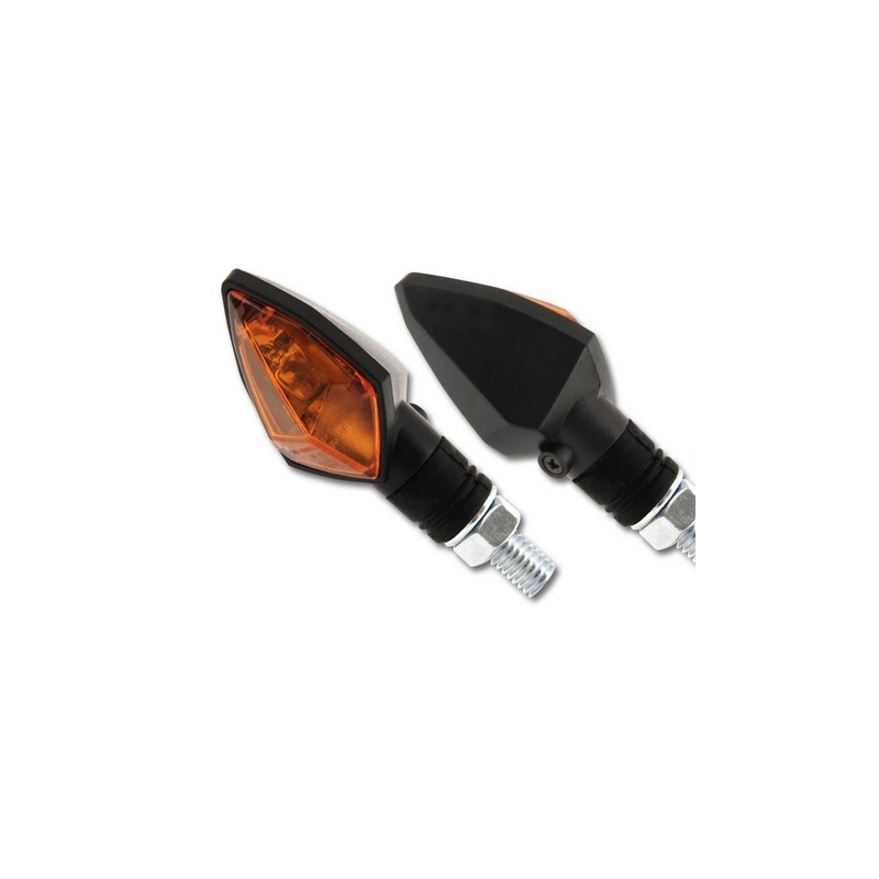 Indicatori di direzione alogeni per moto Shin-Yo Rock arancione