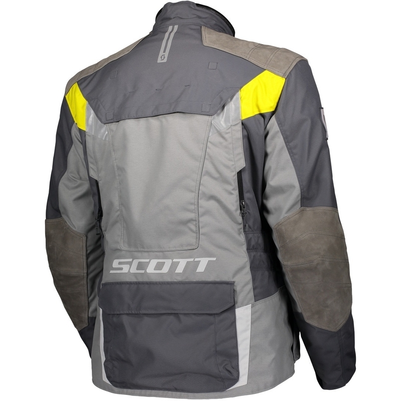 Giacca da moto SCOTT Dualraid Dryo grigio-giallo Saldi
