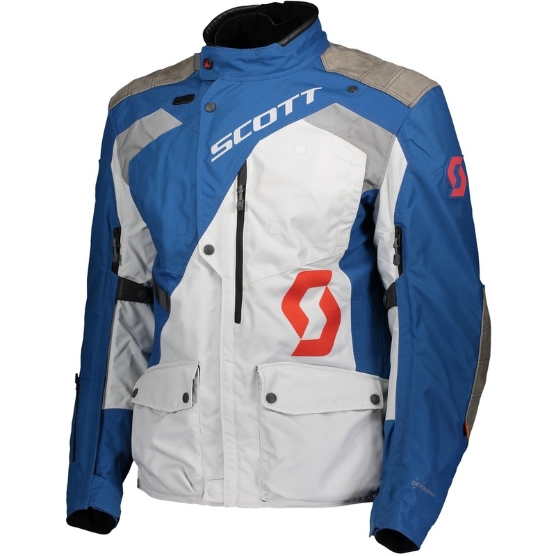 Giacca da moto SCOTT Dualraid Dryo blu-grigio Saldi