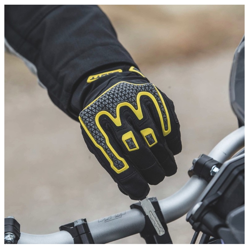 Guanti da moto SCOTT Dualraid nero-giallo Saldi