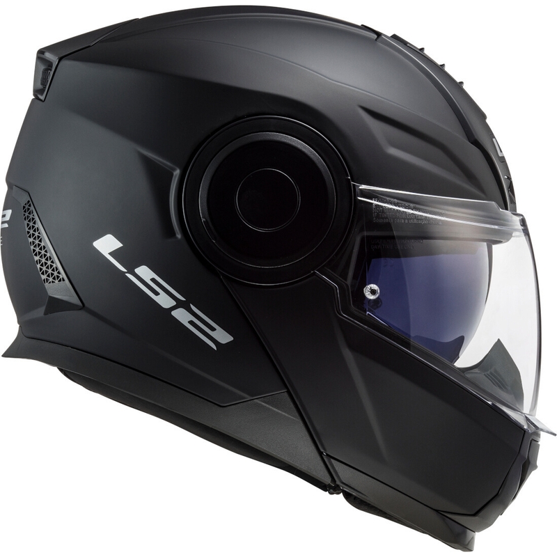LS2 FF902 Scope Casco moto ribaltabile nero solido opaco