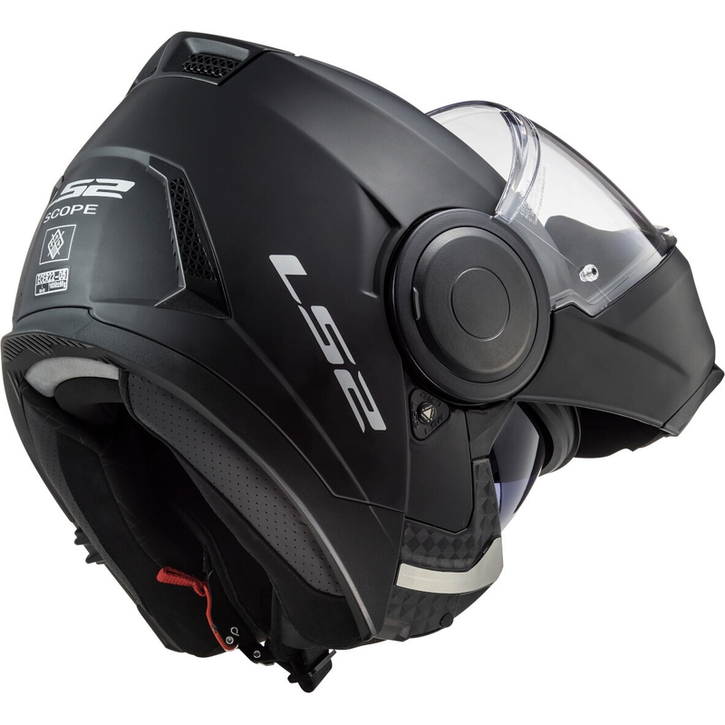 LS2 FF902 Scope Casco moto ribaltabile nero solido opaco