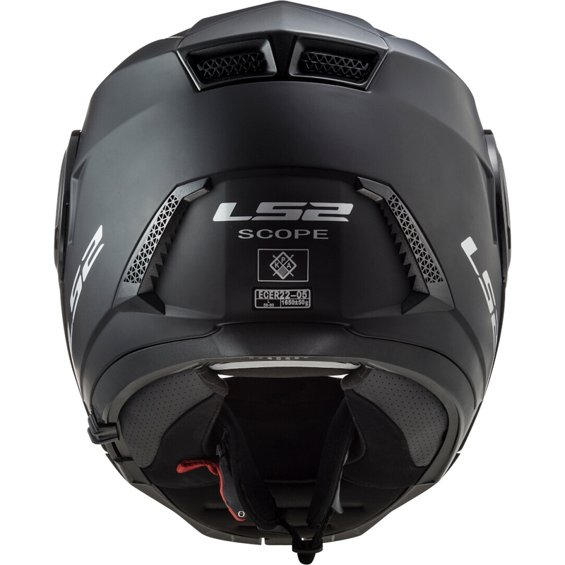 LS2 FF902 Scope Casco moto ribaltabile nero solido opaco
