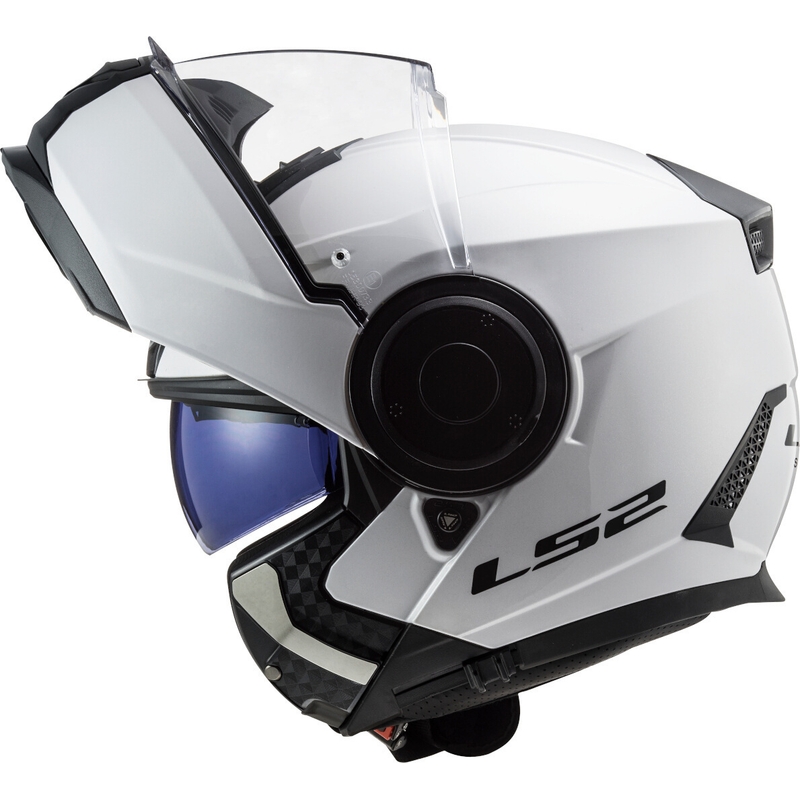 LS2 FF902 Scope Solid Casco da moto bianco