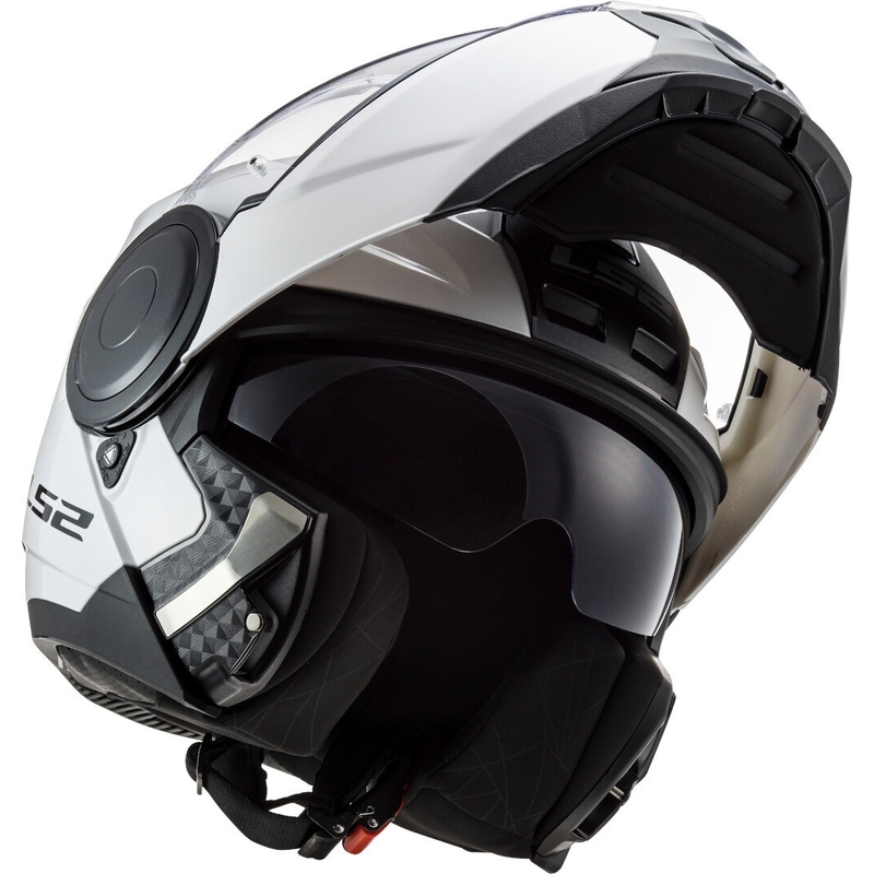 LS2 FF902 Scope Solid Casco da moto bianco