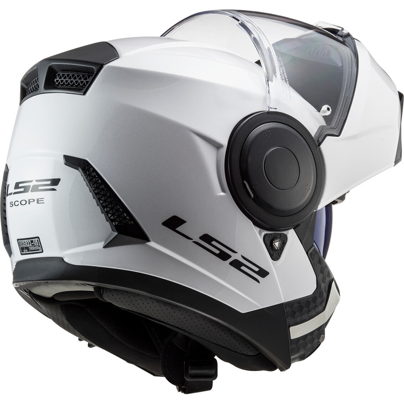 LS2 FF902 Scope Solid Casco da moto bianco