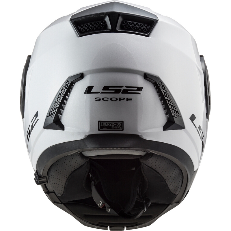 LS2 FF902 Scope Solid Casco da moto bianco