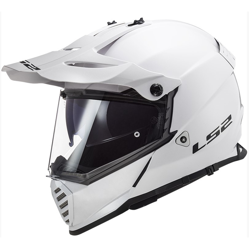 Enduro přilba LS2 MX436 Pioneer EVO Solid bílá