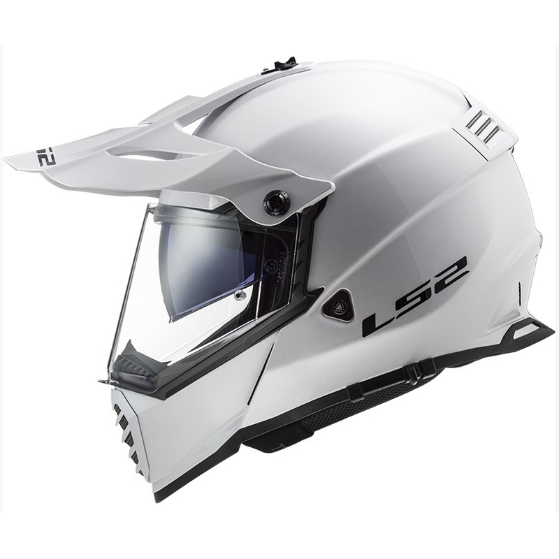 Enduro přilba LS2 MX436 Pioneer EVO Solid bílá