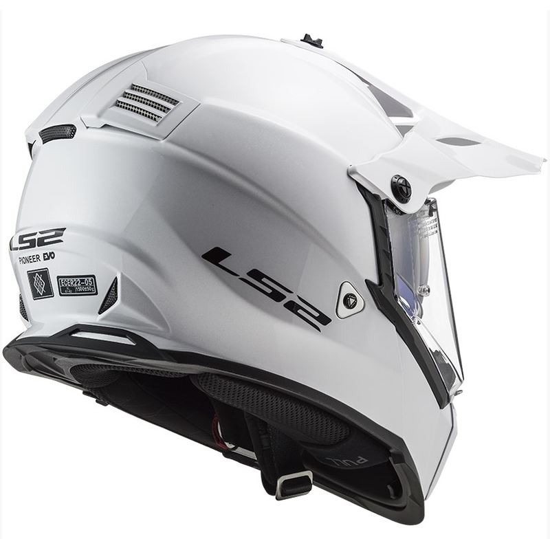 Enduro přilba LS2 MX436 Pioneer EVO Solid bílá