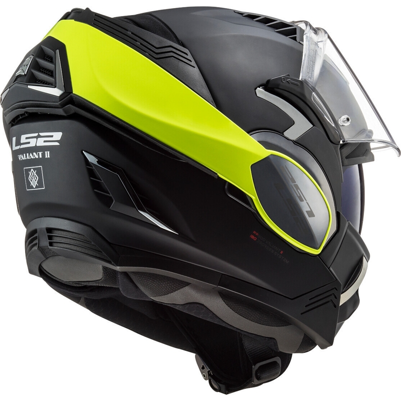 Překlápěcí přilba na motorku LS2 FF900 Valiant II Hammer černo-fluo žlutá výprodej