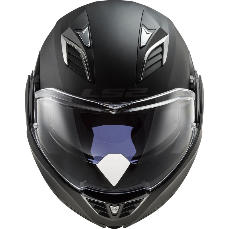 Casco moto ribaltabile LS2 FF900 Valiant II Noir nero opaco
