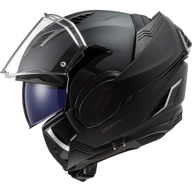 Casco moto ribaltabile LS2 FF900 Valiant II Noir nero opaco