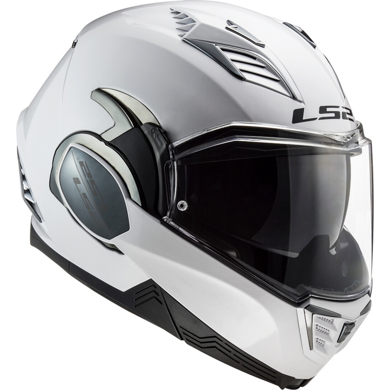 LS2 FF900 Valiant II Casco da moto bianco solido