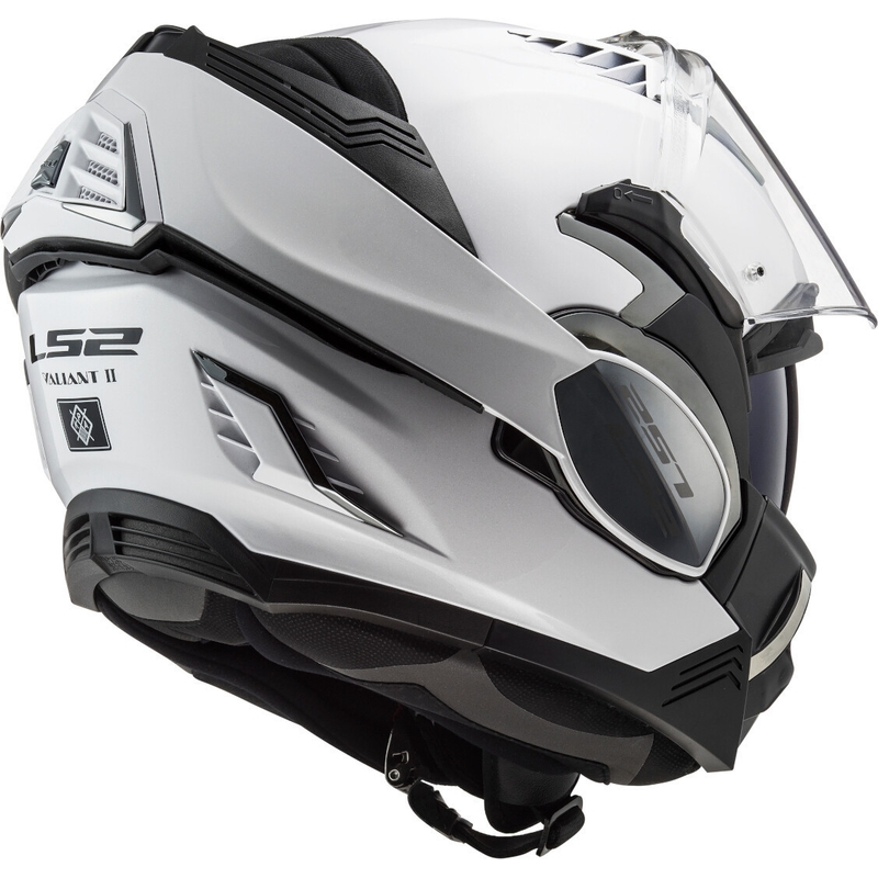 LS2 FF900 Valiant II Casco da moto bianco solido