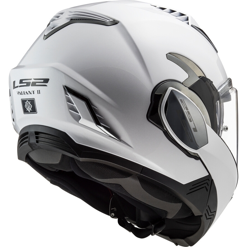 LS2 FF900 Valiant II Casco da moto bianco solido