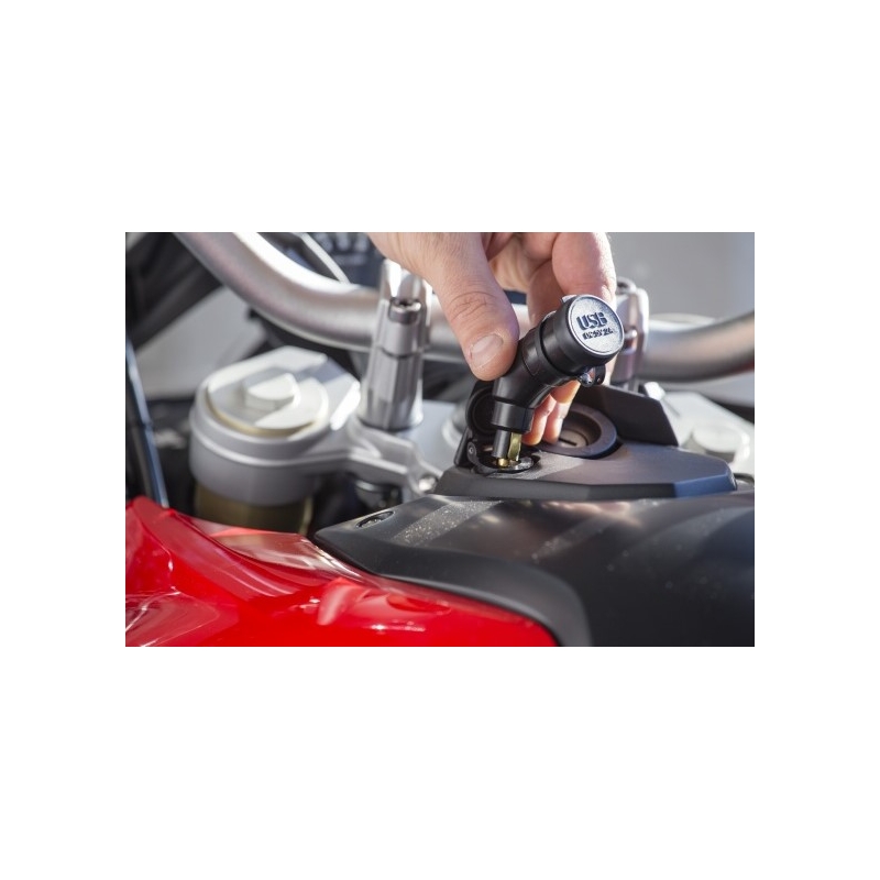 Adattatore DIN Interphone con uscita 2x USB per motocicli, 2A