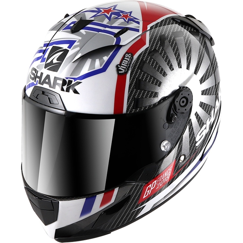 Integrální přilba SHARK RACE-R PRO CARBON Zarco GP De France Replica 2019