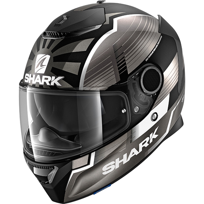 Integrální přilba SHARK SPARTAN 1.2 Zarco Malaysia GP Mat černo-stříbrno-antracitová výprodej