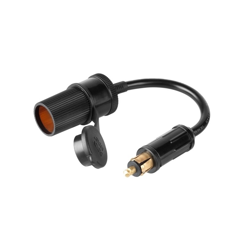 DIN adaptér Interphone s koncovkou z malé moto zásuvky na automobilovou