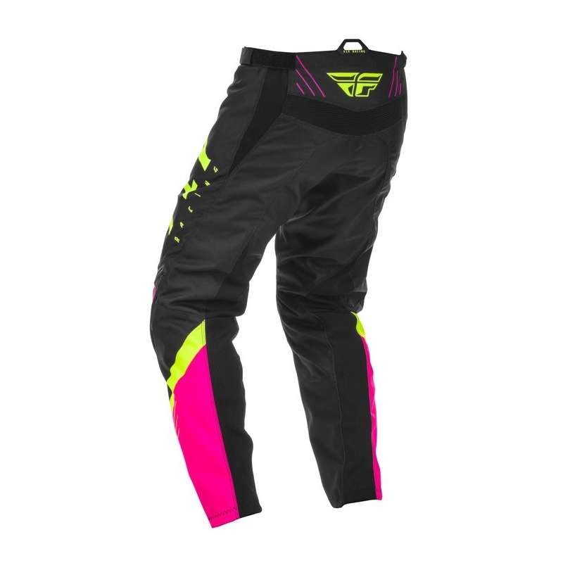 Motokrosové kalhoty FLY Racing F-16 2020 růžovo-černo-fluo žluté