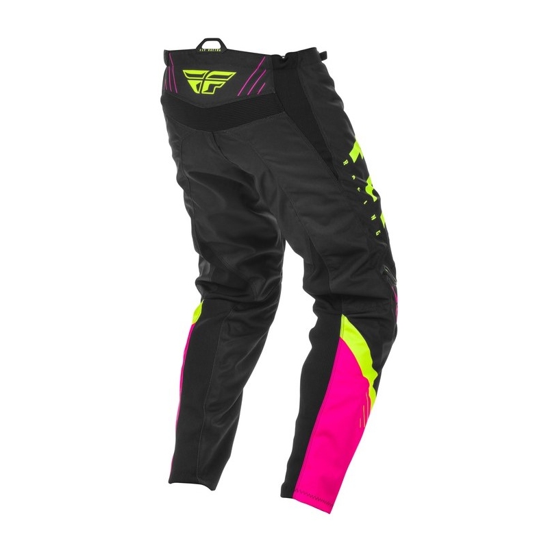 Motokrosové kalhoty FLY Racing F-16 2020 růžovo-černo-fluo žluté