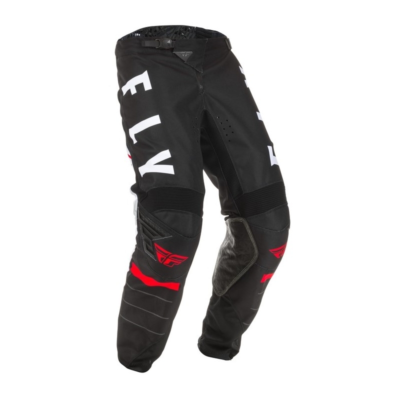 Motokrosové kalhoty FLY Racing Kinetic K120 černo-bílo-červené