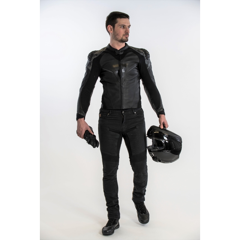 Giacca da motociclista Rebelhorn Rebel nera in saldo Saldi
