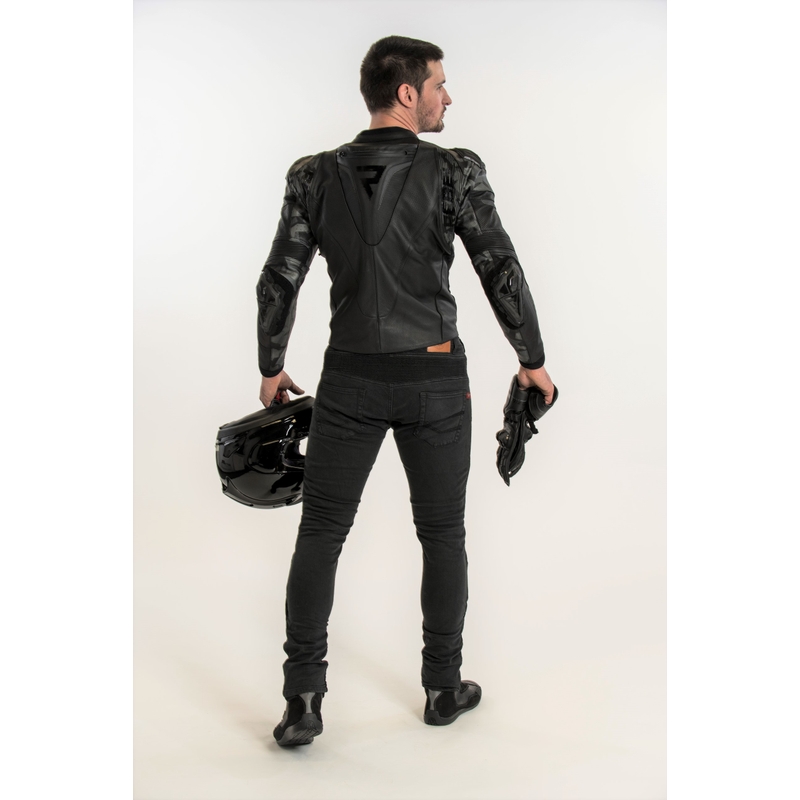 Giacca da motociclista Rebelhorn Rebel nera in saldo Saldi