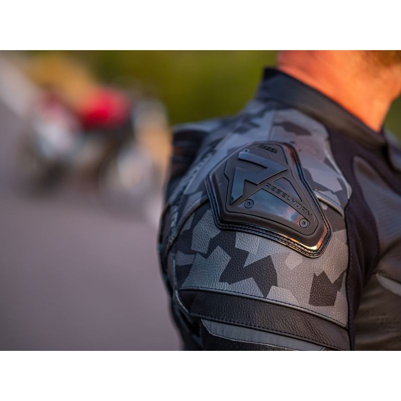 Giacca da motociclista Rebelhorn Rebel nera in saldo Saldi