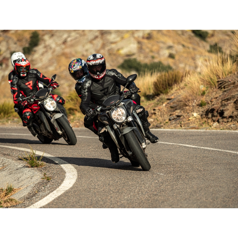 Giacca da motociclista Rebelhorn Rebel nera in saldo Saldi