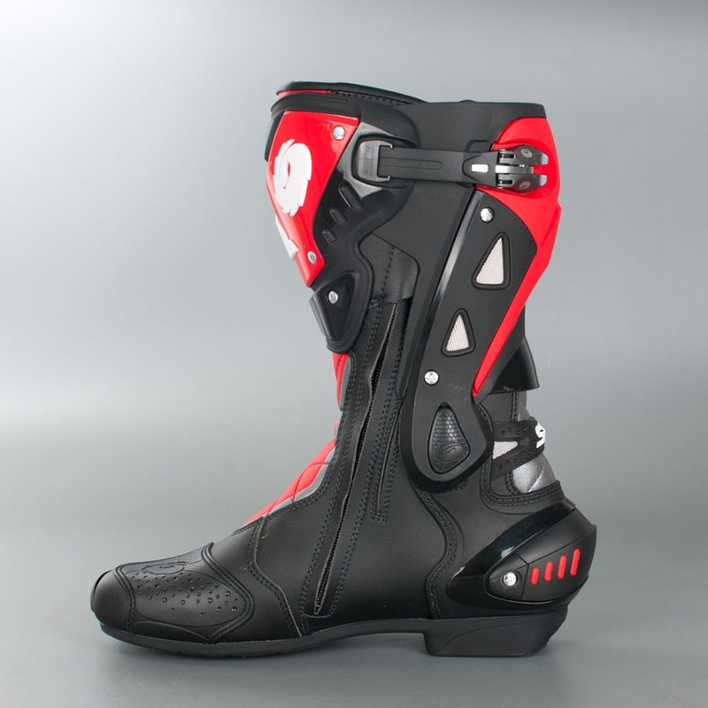 Stivali da moto SIDI ST nero-rosso