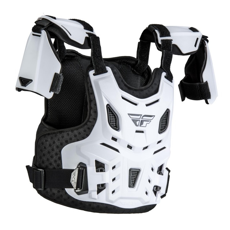 FLY Racing Revel Roost protezione corpo bambino bianca