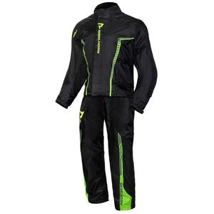 Giacca da moto Rebelhorn Patrol nero-giallo fluo